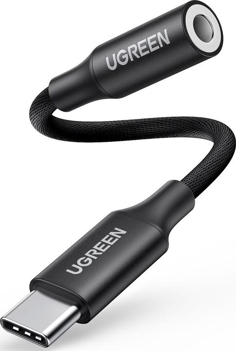Ugreen USB-C to 3.5mm adapter cable with DAC chip (USB Type C, 3.5mm jack)