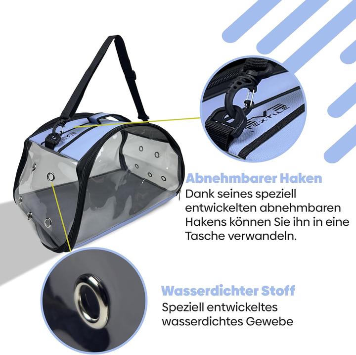 Produktbild Eve Textile GmbH Tragetasche für Hunde und Katzen (Katze, Hund, Atmungsaktiv)