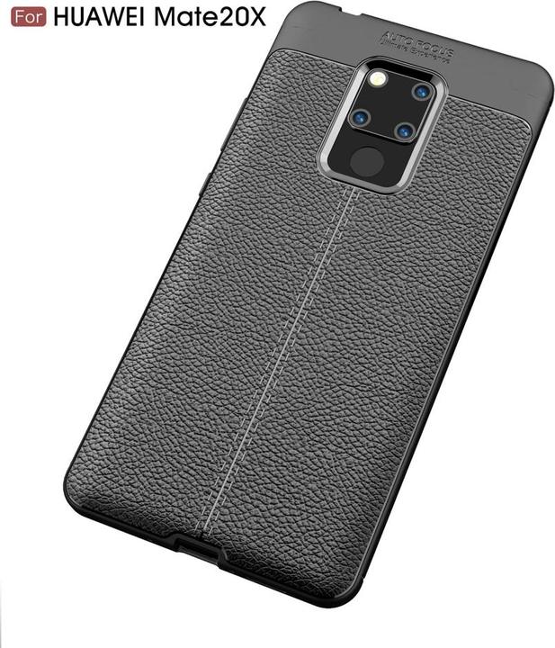 Produktbild Screenguard Huawei Mate 20 X Hülle Leather Design TPU Cover (Huawei Mate 20 X)