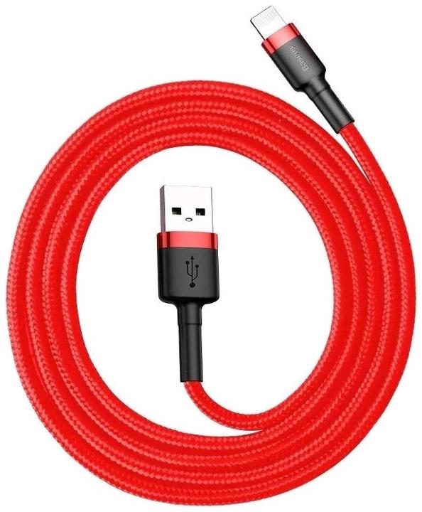 Produktbild Baseus cafule Cable USB For iP 2A 3m Red+Red (3 m, USB 3.2 Gen 1)