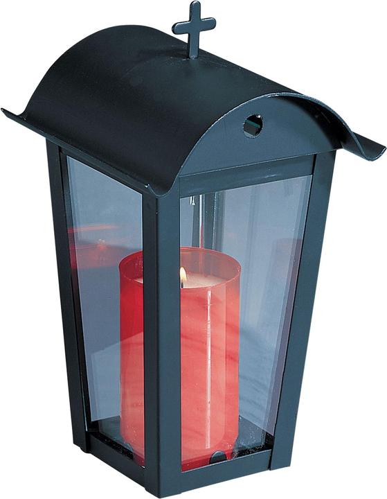 Actual product image Lienbacher Lanterne funéraire avec toit rabattable et piquet de terre (1 x)