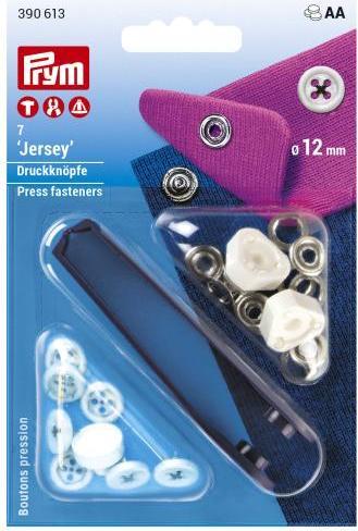 Produktbild Prym Nähfrei-Druckknöpfe 12 mm weiss,schwarz 7 St