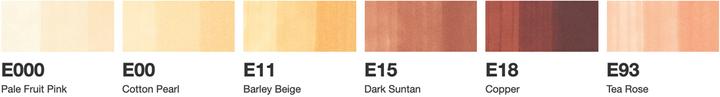 Actual product image Copic Ciao Set of 6 Portrait (Grey, 6 x)