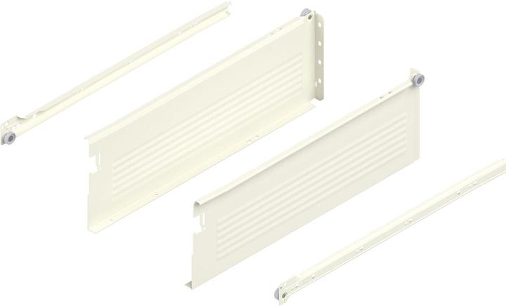 Actual product image Blum METABOX H frame 320 screw version, partial extension, NL 450, cream white