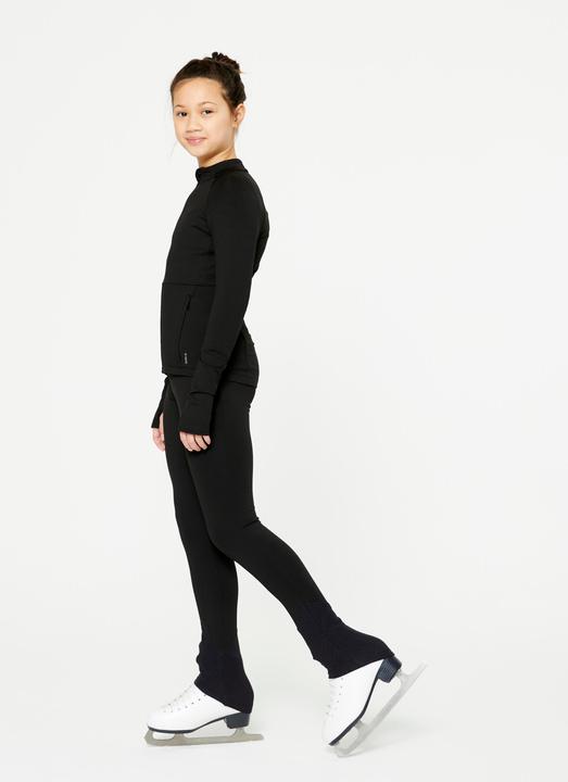 Immagine prodotto Axelys Leggings da pattinaggio artistico per bambini - nero (6, 7, 8)