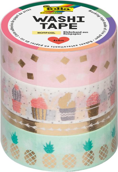 Actual product image Folia Washi Tape Hotfoil