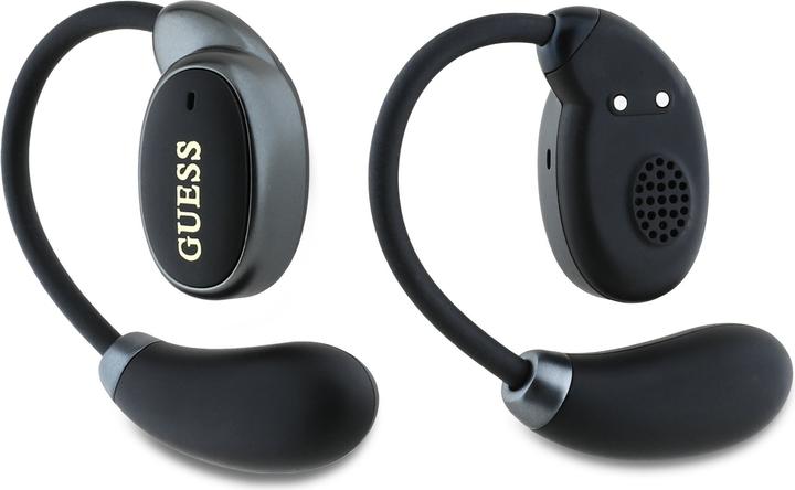 Guess Satin Classic Logo OWS Wireless Earphones - black (8 h, Kabellos)