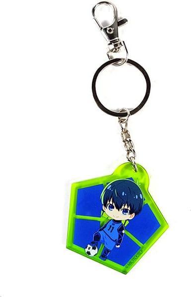 Image du produit SD Toys Blue Lock Porte-clés acrylique Yoichi Isagi Chibi Style 5 cm