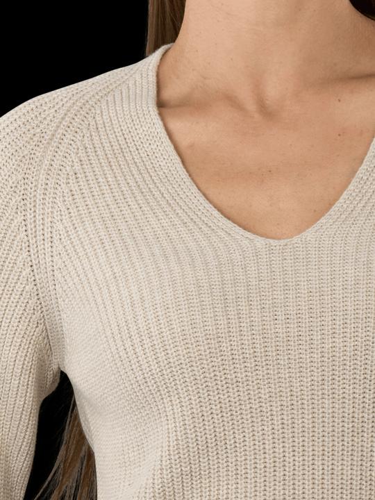 Actual product image Marc O'Polo Cardigan Stich Pullover V-Neck sandy melange (XL)