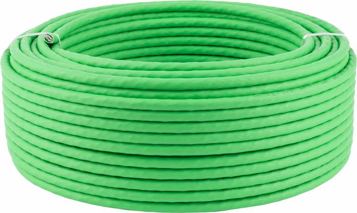 Shiverpeaks ®-BASIC-S--installatiekabel, cat. 8.2, S/FTP, GHMT-certificering, groen, 50,0m (S/FTP, CAT8.2, 50 m)