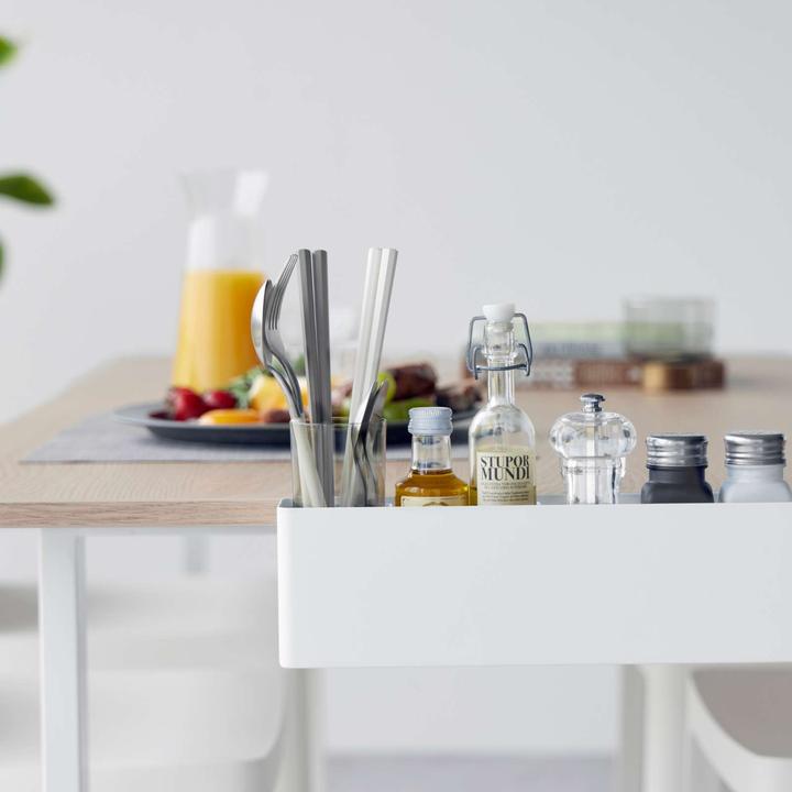 Actual product image Yamazaki Schmaler Tisch-Klemm-Korb TOWER