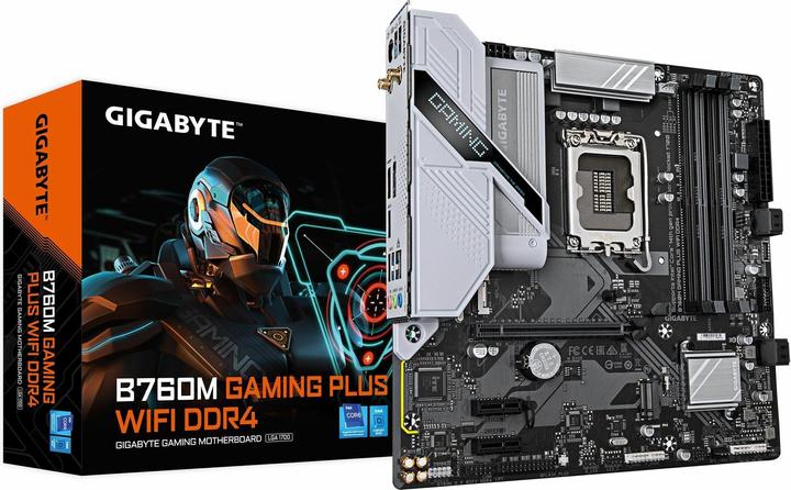 Gigabyte B760M Gaming Plus WIFI DDR4 (LGA 1700, Intel B760, mATX)