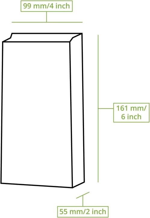 Actual product image Biozoyg 500er Set Kraftpapiertüten (500 x)