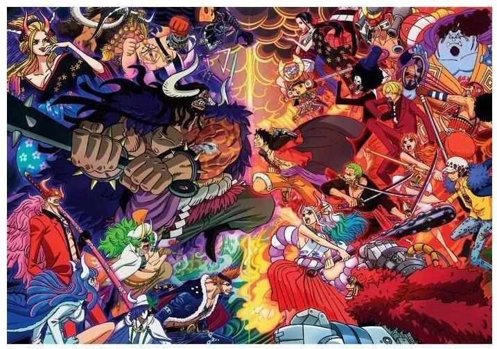 Immagine prodotto Clementoni One Piece - Luffy VS Kaido (1000 pezzi)