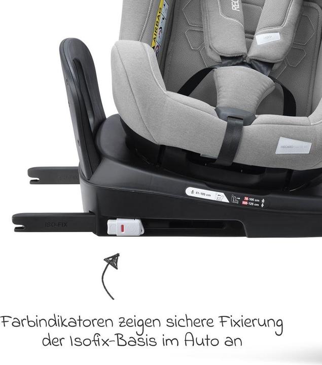 Actual product image RECARO Salia 125 Kid Reboard child seat (61-125 cm) (Reboarder, ECE R129/i-Size Standard)