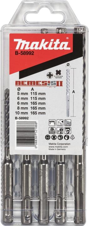Image du produit Makita Perceuse Nemesis 2 SDS (5 mm, 6 mm, 8 mm, 10 mm)