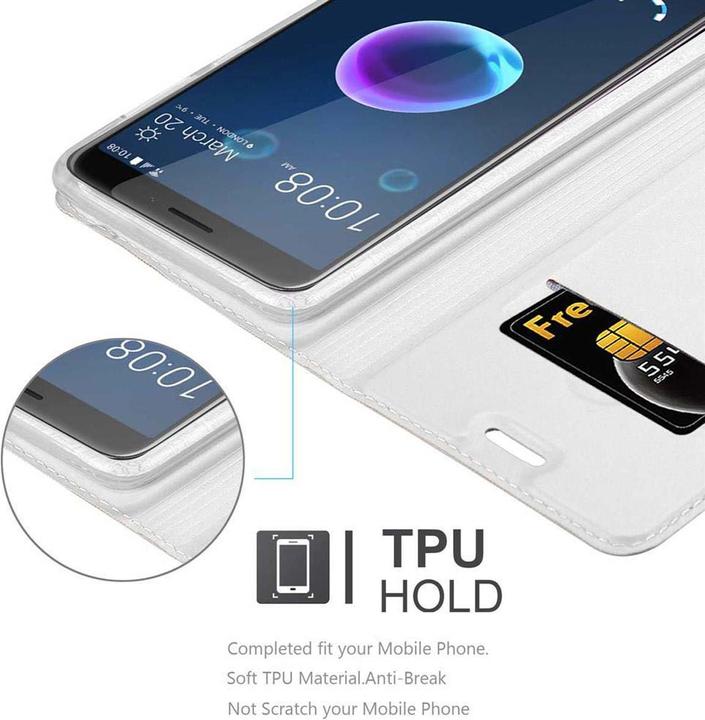 Image du produit Cadorabo Book Classy Style Cover (HTC Desire 12)