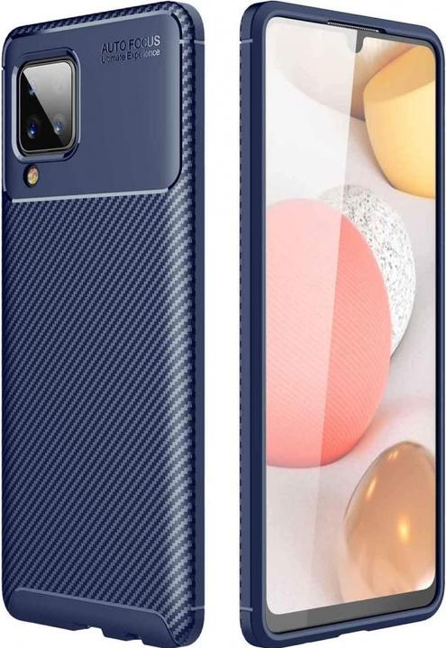 Immagine prodotto Screenguard Custodia Samsung Galaxy A12 Cover Carbon Design TPU (Samsung Galaxy A12)