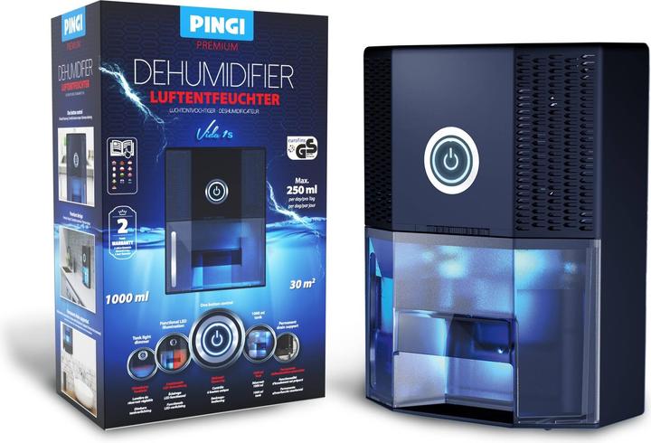 Immagine prodotto Pingi Vida 1S (30 m², 0.25 l/24h)