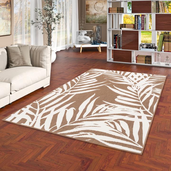 Immagine prodotto Pergamon In- und Outdoor Teppich Beidseitig Cape Cod Blätter (80 x 140 cm)