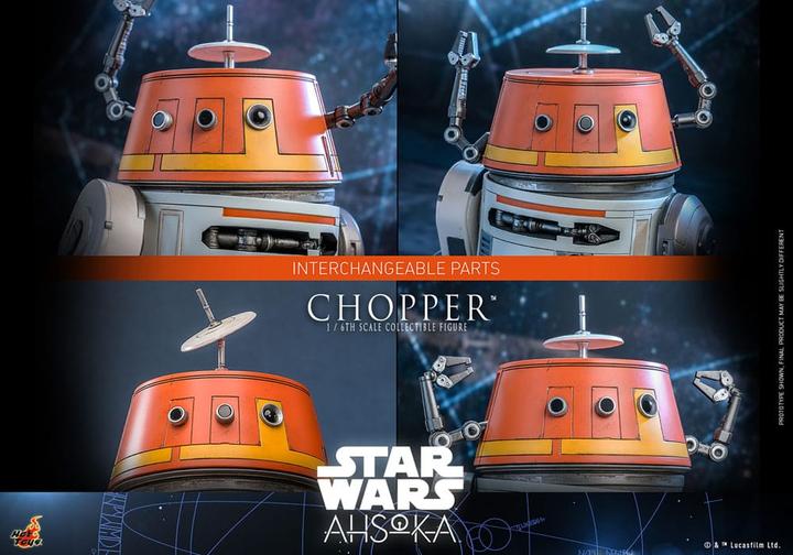 Produktbild Hot Toys Star Wars: Ahsoka Actionfigur 1/6 Chopper 18 cm