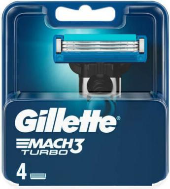 Actual product image Gillette Mach3 Turbo (4 x)