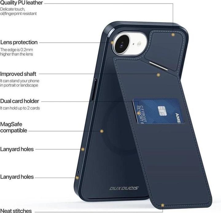 Actual product image Dux Ducis Rafi II Mag Series PC und TPU Hardcase Hülle (Apple iPhone 16e)