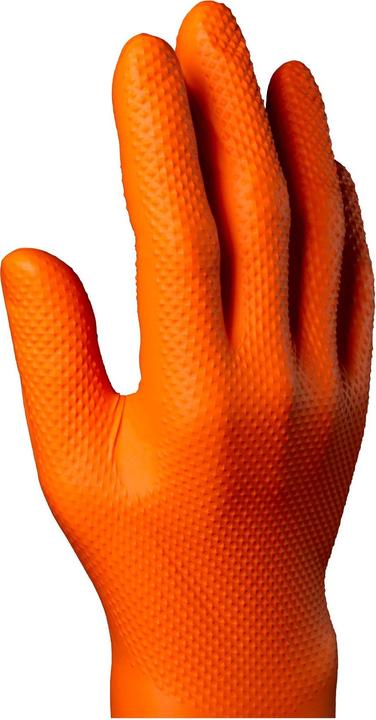 Immagine prodotto Lovehoney Guanto monouso Max Grip Nitrile, 100 pezzi, L, arancione (L)