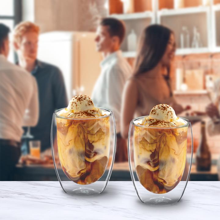Image du produit Relaxdays Verres à latte macchiato (350 ml, 2 x)
