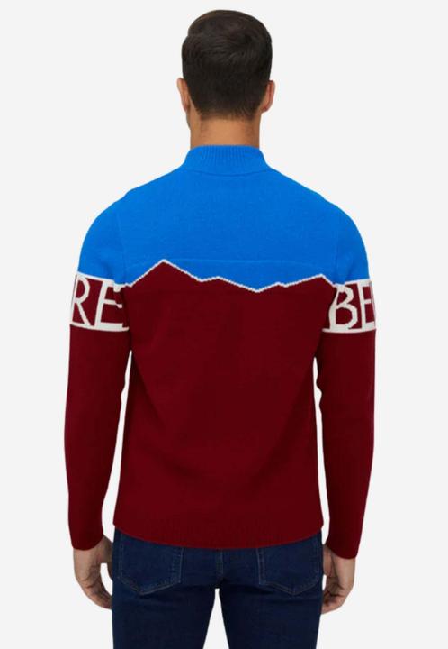 Image du produit Bellemere Pull Mérinos Super Fine Mountain Print Sweater (M)