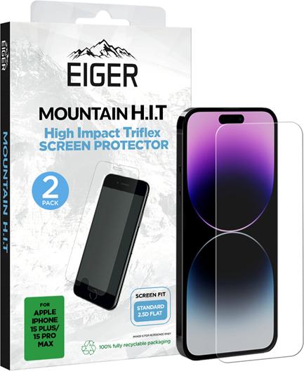 Eiger Mountain H.I.T (2 Stück, Apple iPhone 15 Plus, Apple iPhone 15 Pro Max)