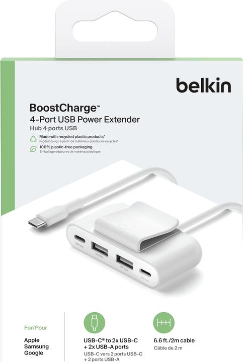 Actual product image Belkin 4-Port-USB Power Extender (USB-C, 4 Ports)