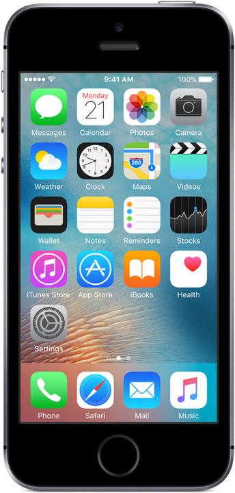Produktbild Apple iPhone SE (16 GB, Space Gray, 4", Single SIM, 12 Mpx, 4G)