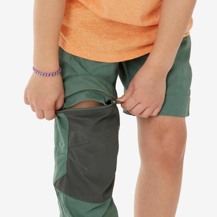 Image du produit Quechua Pantalon de randonnée modulable enfant - 2-6 ans, MH500 vert (92, 94, 96, 98, 102, 104, 106, 110, 116, 122, 100 A, 115 A, 120 B, 105 A, 95 A)