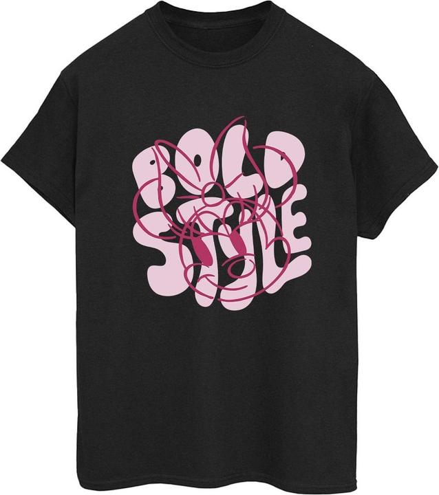 Actual product image Disney Womens/Ladies Minnie Mouse Bold Style Cotton Boyfriend T-Shirt (XL)