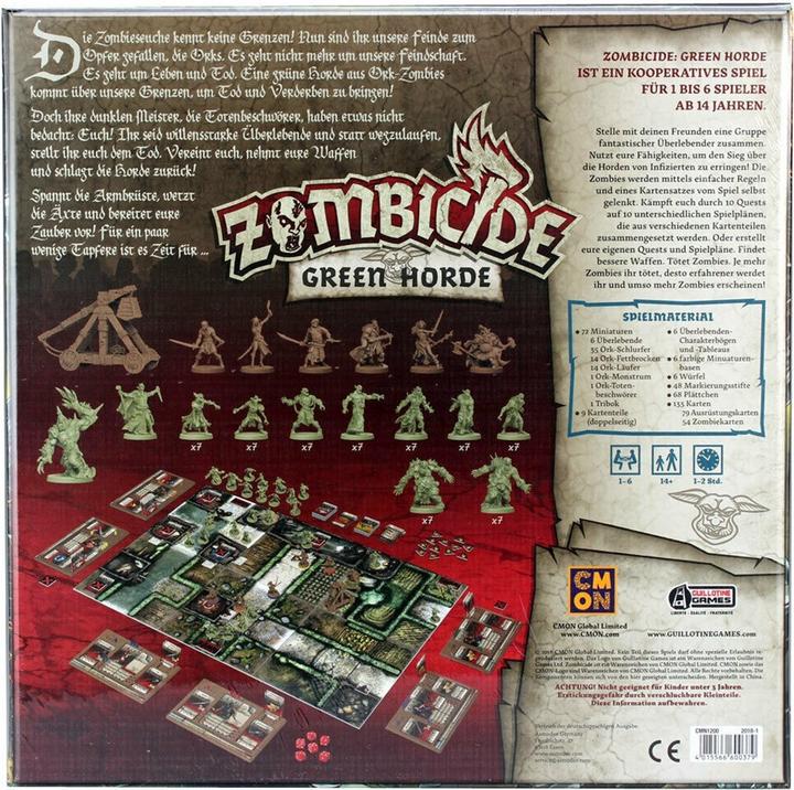 Produktbild Cmon Zombicide: Green Horde (Deutsch)
