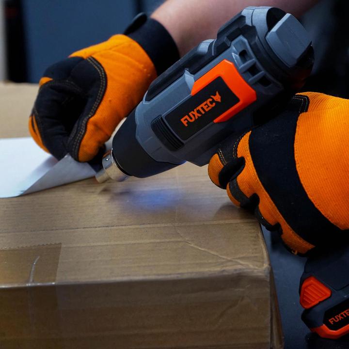 Actual product image Fuxtec 20V Battery Heat Gun FX-E1HLP20 without battery pack, without charger