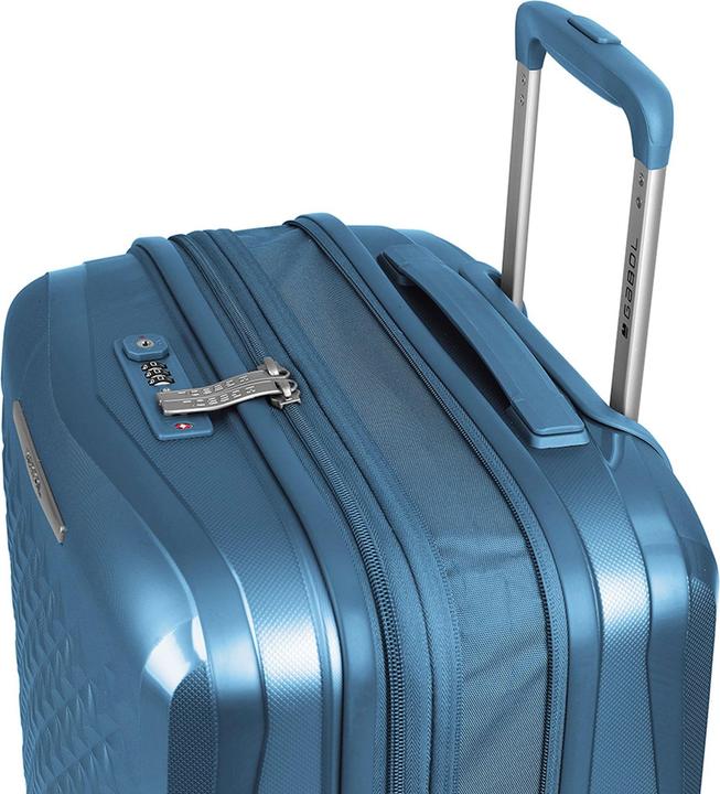 Immagine prodotto Gabol Carrello da cabina Queens a 4 ruote S 54 cm con piega elastica (48 l, Bagaglio a mano (fino a 50 litri))