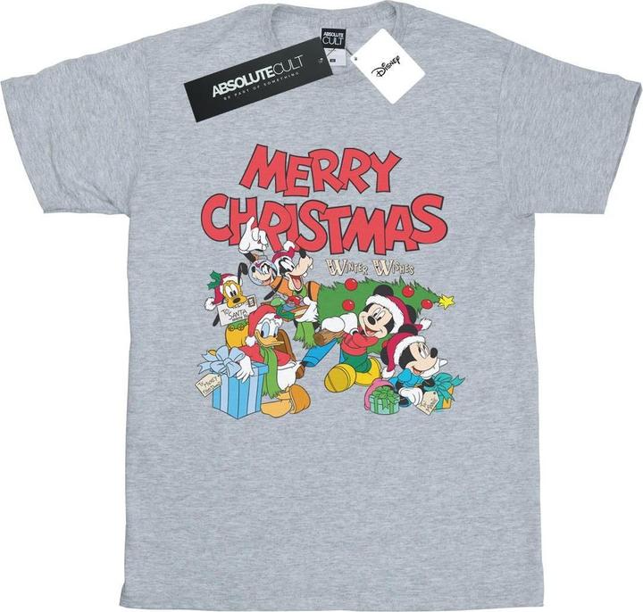 Disney Mickey And Friends Winter Wishes TShirt (XXL)
