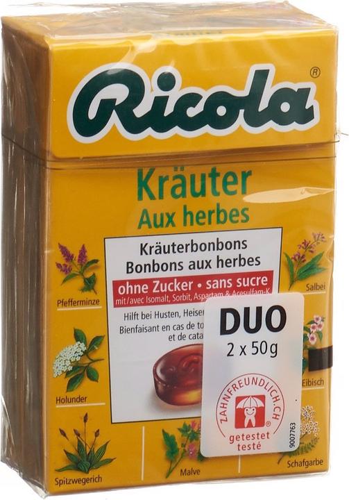 Immagine prodotto Ricola Caramelle alle erbe senza zucchero Box Pastilles