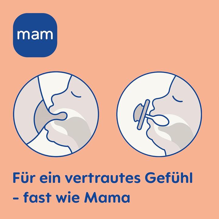 Produktbild MAM Supreme Night Silikon Schnuller, 2 Stück, 0-6 (2 x, bis 6 Monate)