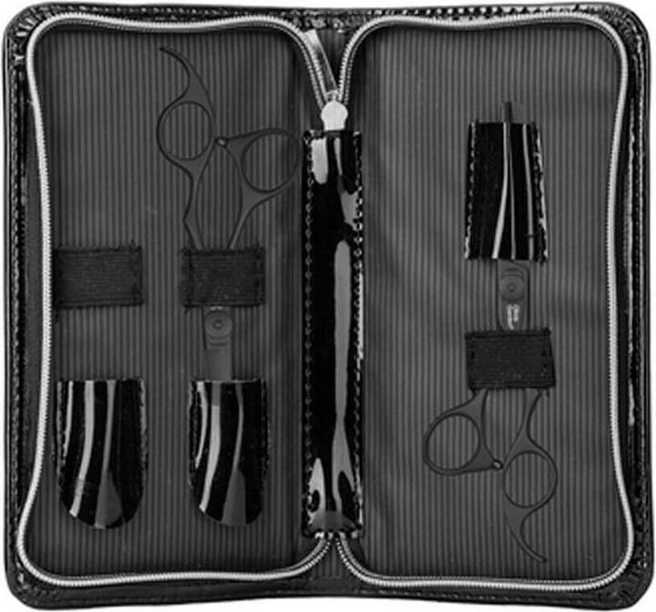 Actual product image Olivia Garden SilkCut Set of 2 Matt Black 5,75'+ Effiliation Scissors EUR (14.61 cm)