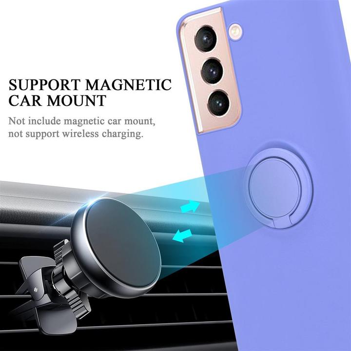 Productafbeelding Cadorabo TPU Vloeibare Ring Silicone Hoesje (Samsung Galaxy S21 5G)