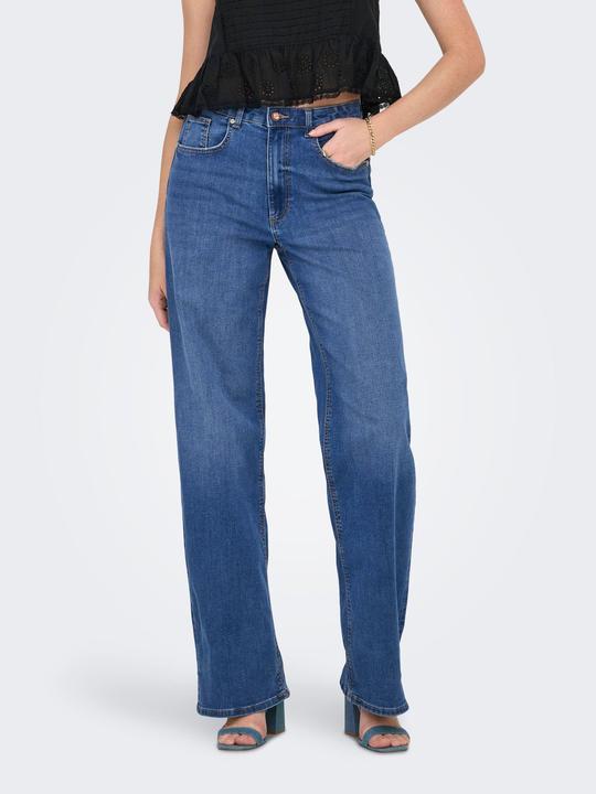 Actual product image Only ONLJUICY Hohe Taille Weiter Beinschnitt Jeans Jeans mit weitem Bein (W27/L30)