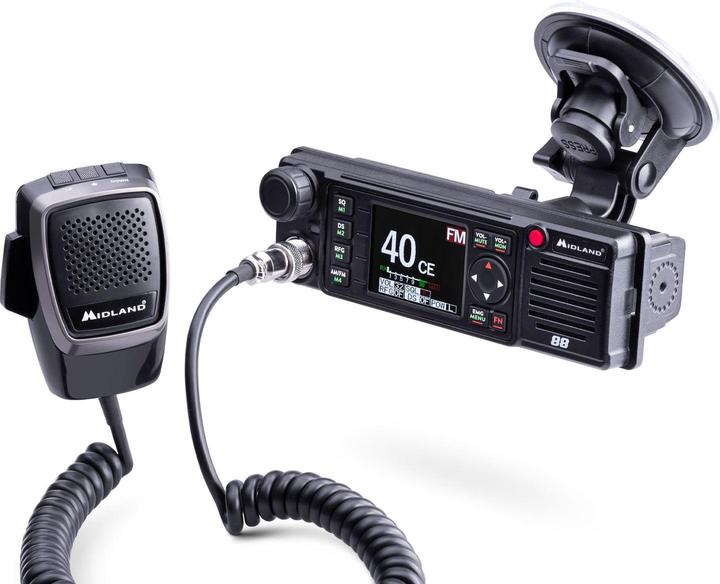 Actual product image Midland M-88 CB radio with color screen, VOX