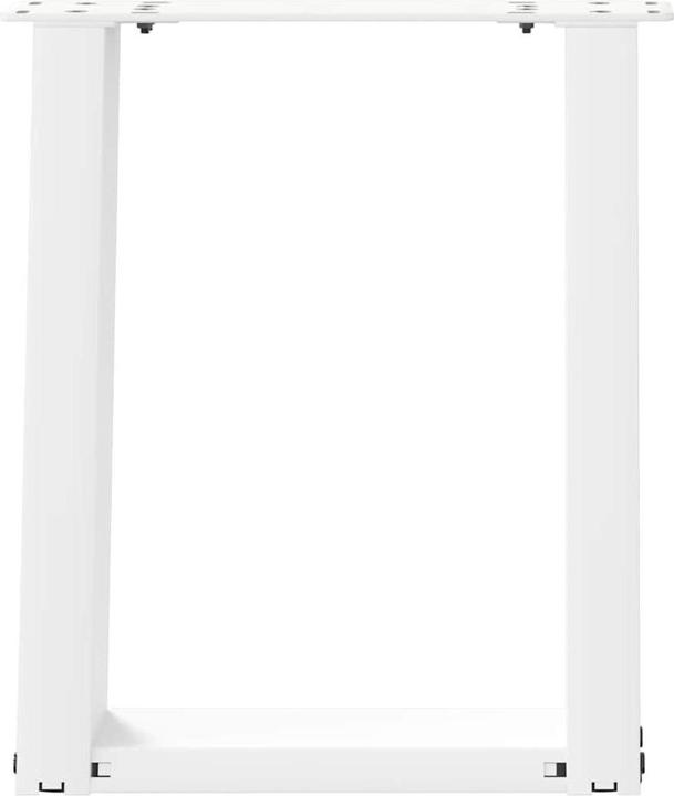 Image du produit VidaXL Pieds de table basse en U 2 pcs. Blanc 28x(42-43) cm Pied de table en acier