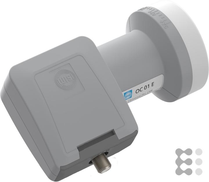 WISI OC 01E Feeding system single 40mm light gray (Single LNB, 40mm)