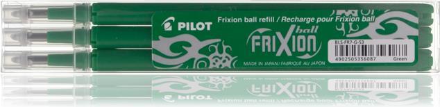 Actual product image Pilot FriXion Refill Set à 3 (Refill, Light green, 0.35 mm)
