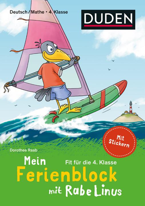 Immagine prodotto Mein Ferienblock mit Rabe Linus – Fit für die 4. Klasse (Tedesco, Dorothee Raab, 2022)