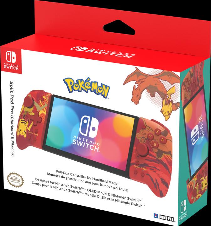 Productafbeelding HORI Split Pad Pro - Pikachu + Glurak (Switch OLED, Switch)